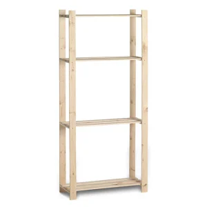 Étagère de rangement en bois Practo 175x80x30 cm – 4 étagères