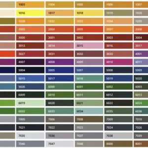 Autre couleur RAL Geroba