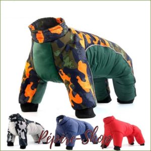 Anorak imperméable coupe intégrale pour chien