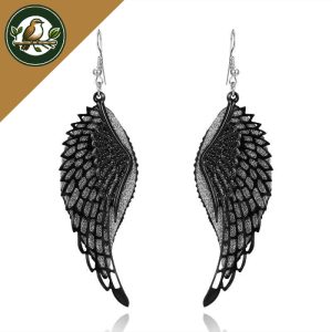 BOUCLES D’OREILLES AILES MÉTAL