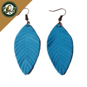 BOUCLES D’OREILLES PLUMES COLORÉES