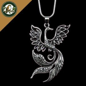 COLLIER OISEAUX – PHÉNIX DE FEU