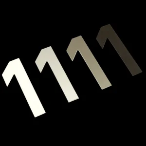 eSafe Numéro de maison autocollant Noir 10cm (H)